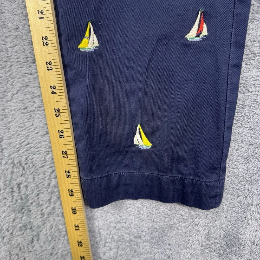 Ralph Lauren Pants Men 30x30 Polo Chino 7oz Twill Brushed Trouser Yacht Sailboat